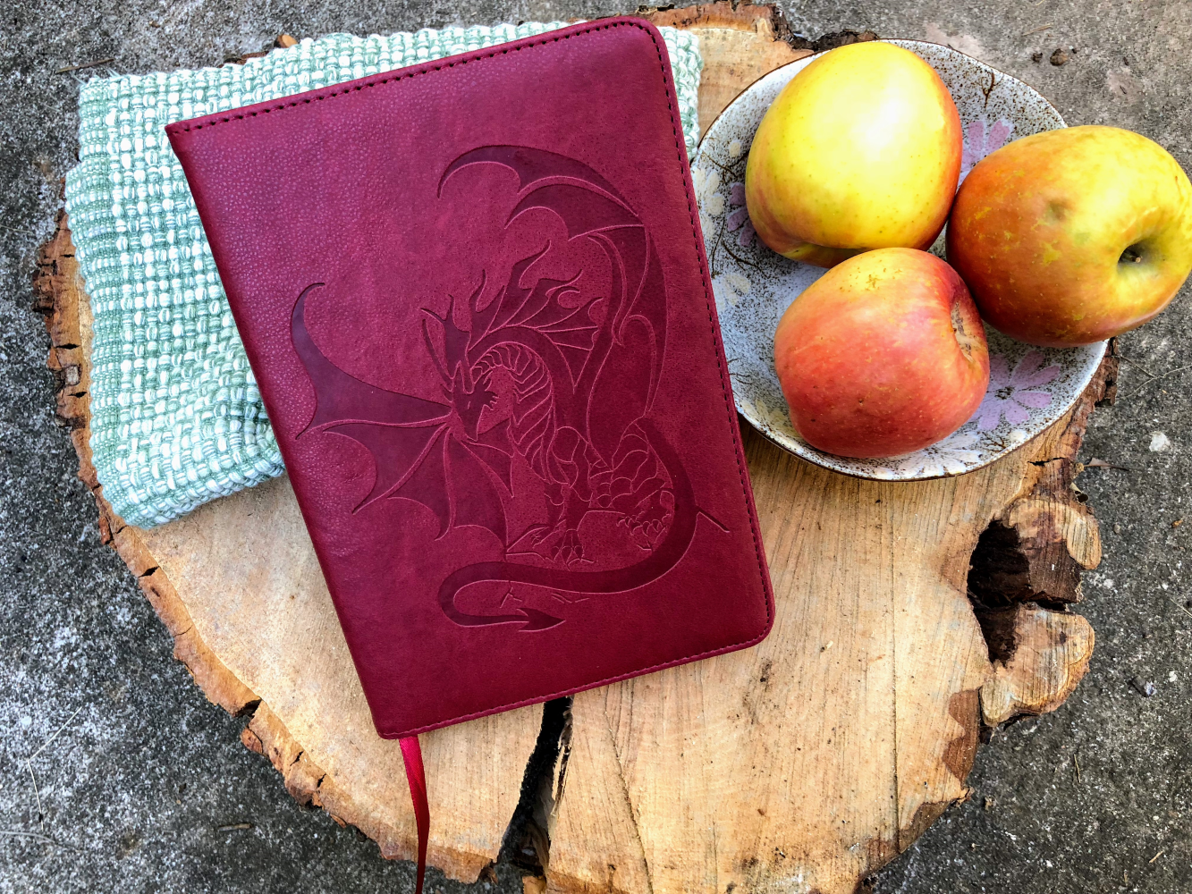 Red Dragon Journal, Writing Notebook, Personal Diary, Refillable