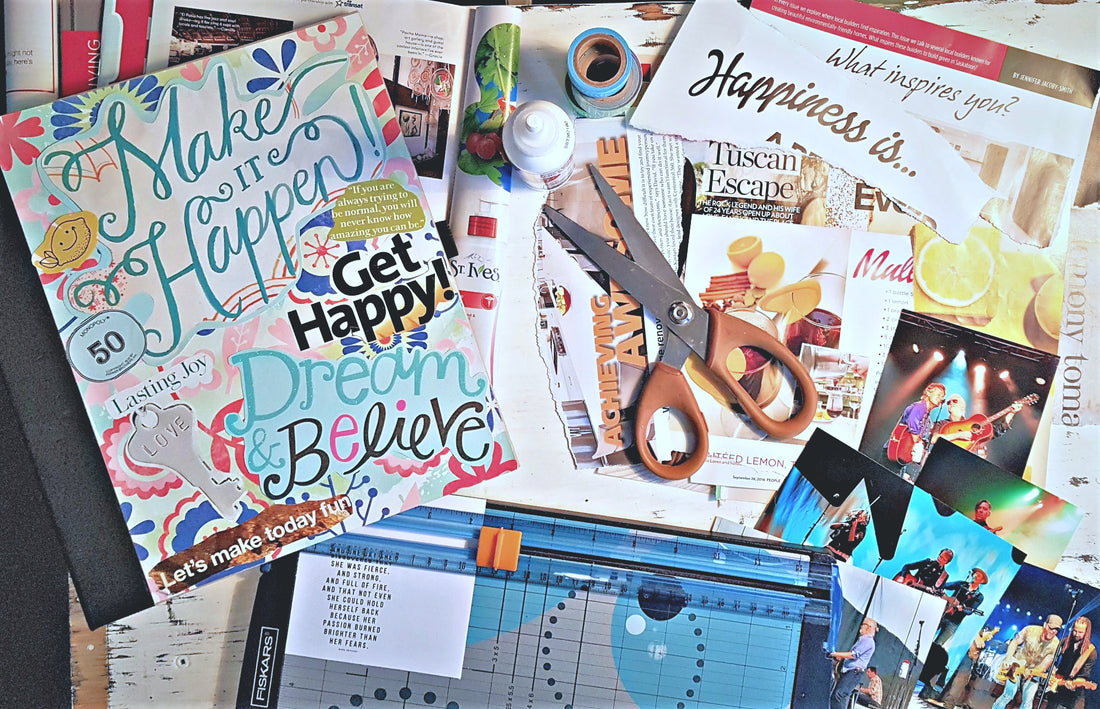 The Vision Board Book: Create Your Vision Board in a Book [Book]