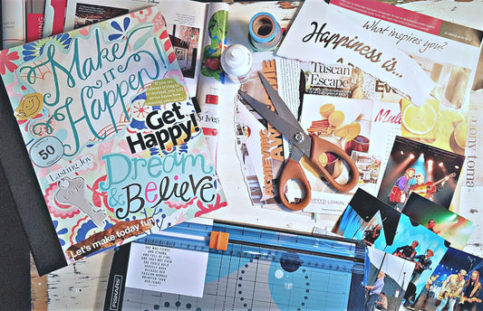 How to Manifest Your Most Beautiful Life: Use a Blank Notebook to Create a Vision Board Journal