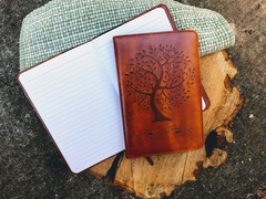 Tree Journal, Writing Notebook, Personal Diary, Refillable